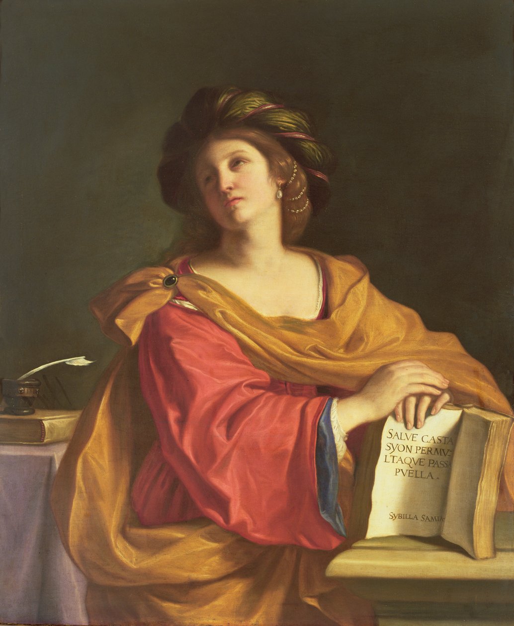 Samian Sibyl, 1644 av Giovanni Francesco Barbieri
