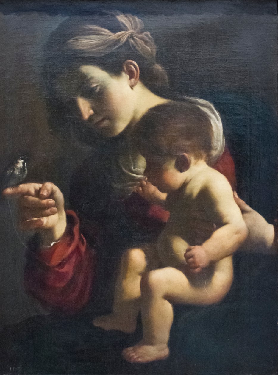 Sparvens Madonna av Guercino (1591 1666)
