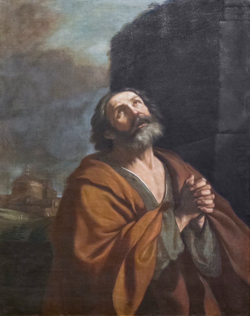 Sankt Peter gråter av Guercino (1591 1666)