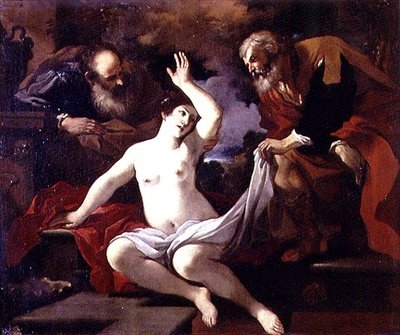 Susanna na Wazee av Guercino