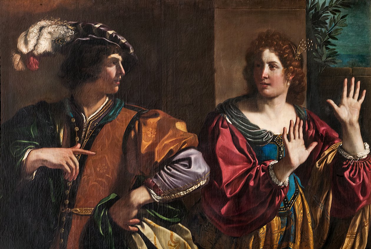 Amnon och Tamar av Guercino