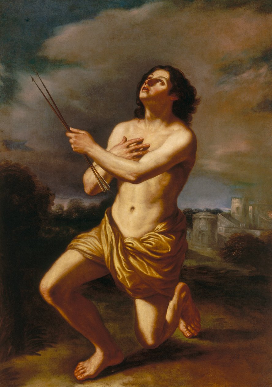 St Sebastian av Guercino