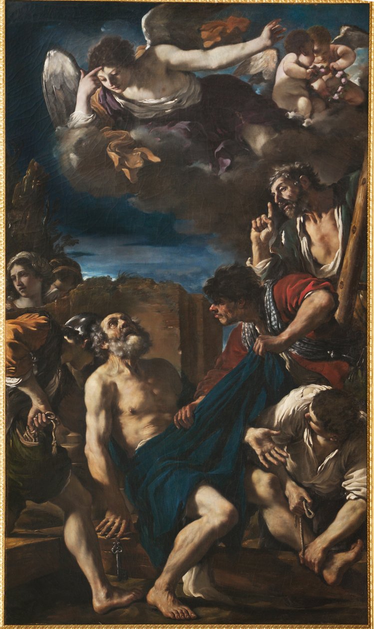 Peters martyrskap av Guercino