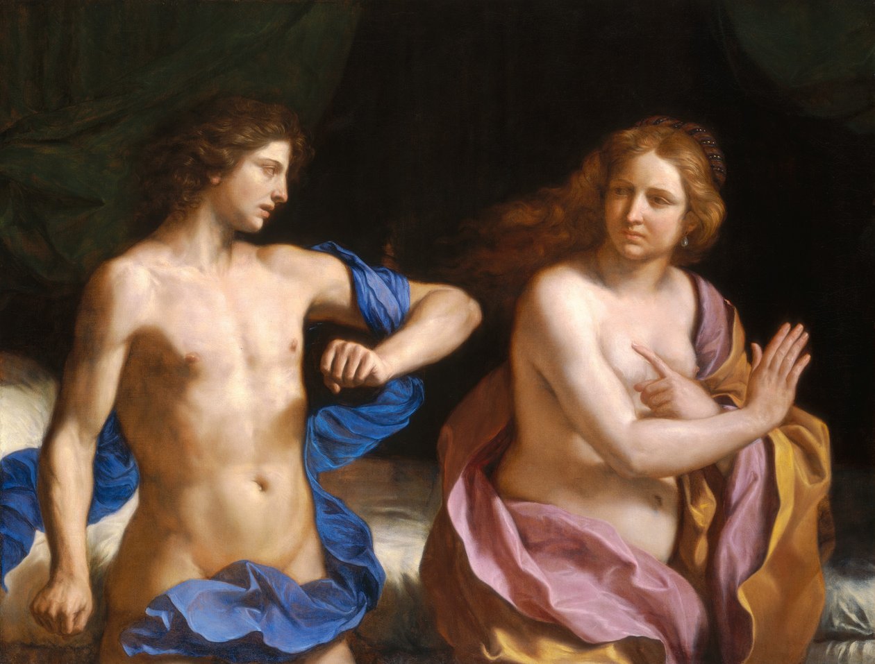Amnon och Tamar, 1649-1650. av Guercino