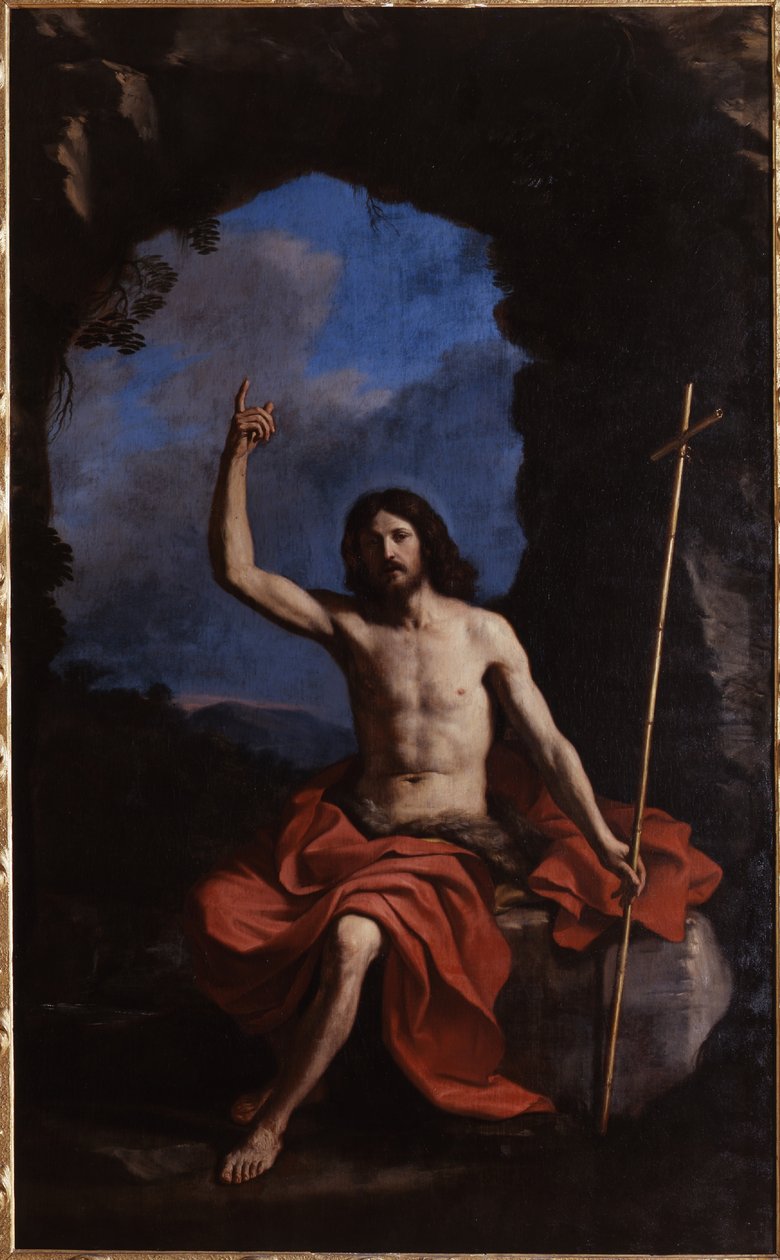 Guercino, Johannes Döparen i öknen, 1650 av Guercino