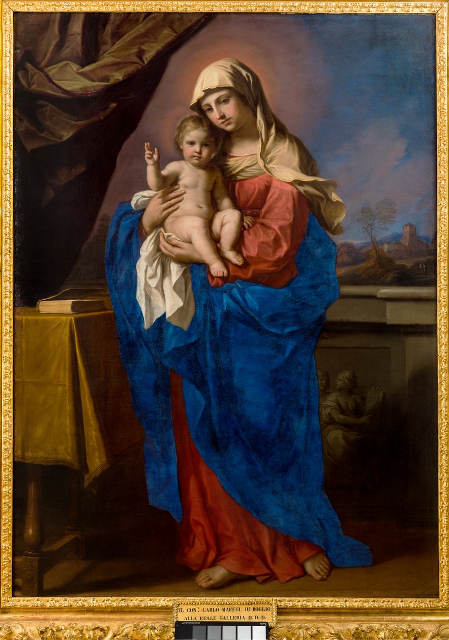 Vår Fru av välsignelsen, 1651 av Guercino