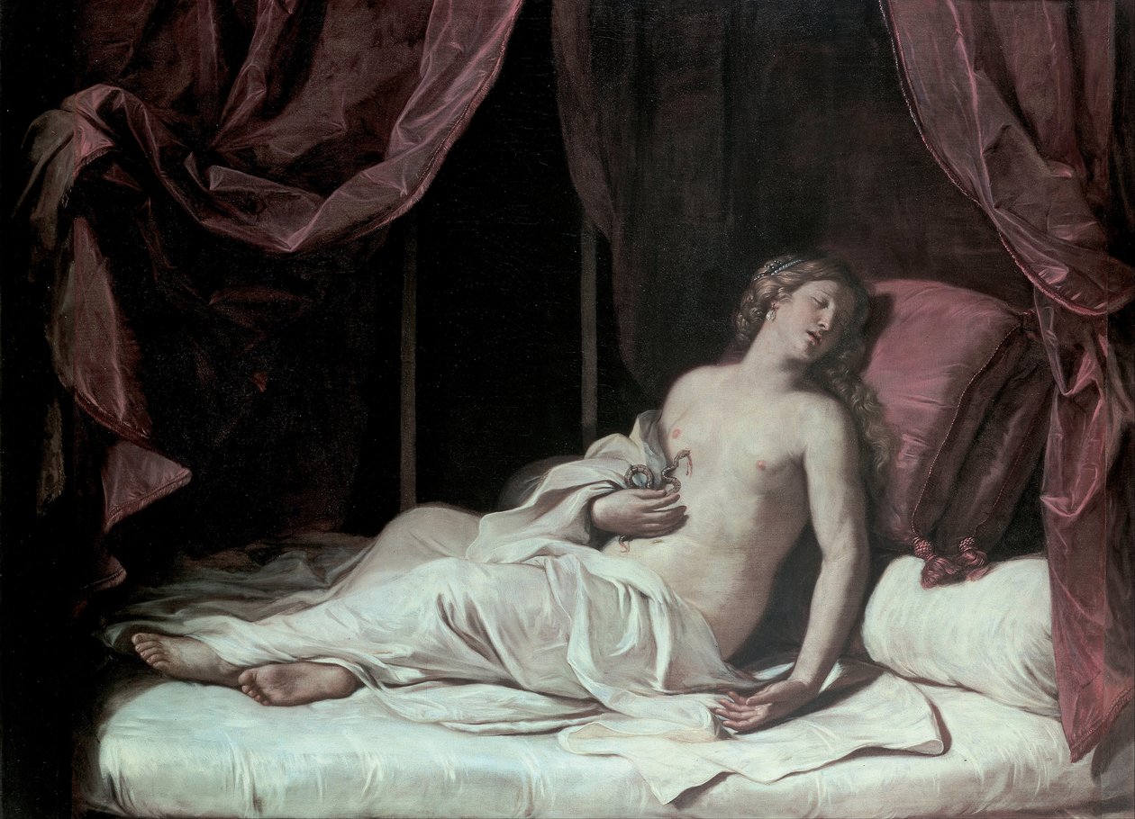 Kleopatras död, 1648 av Guercino