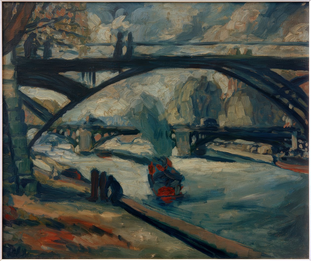 Seinebroar i Paris av Götz von Seckendorff