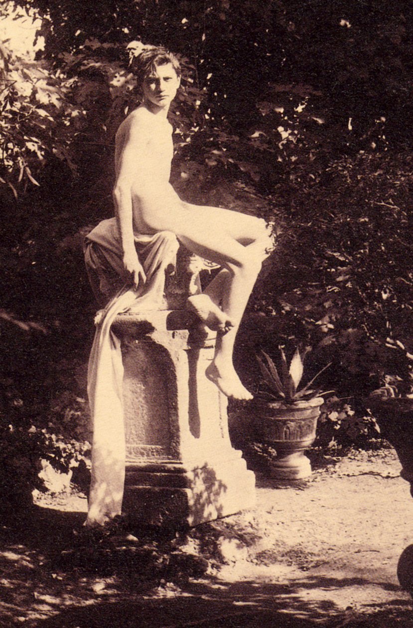 Studie av en pojke C.1898 av Guglielmo Plüschow