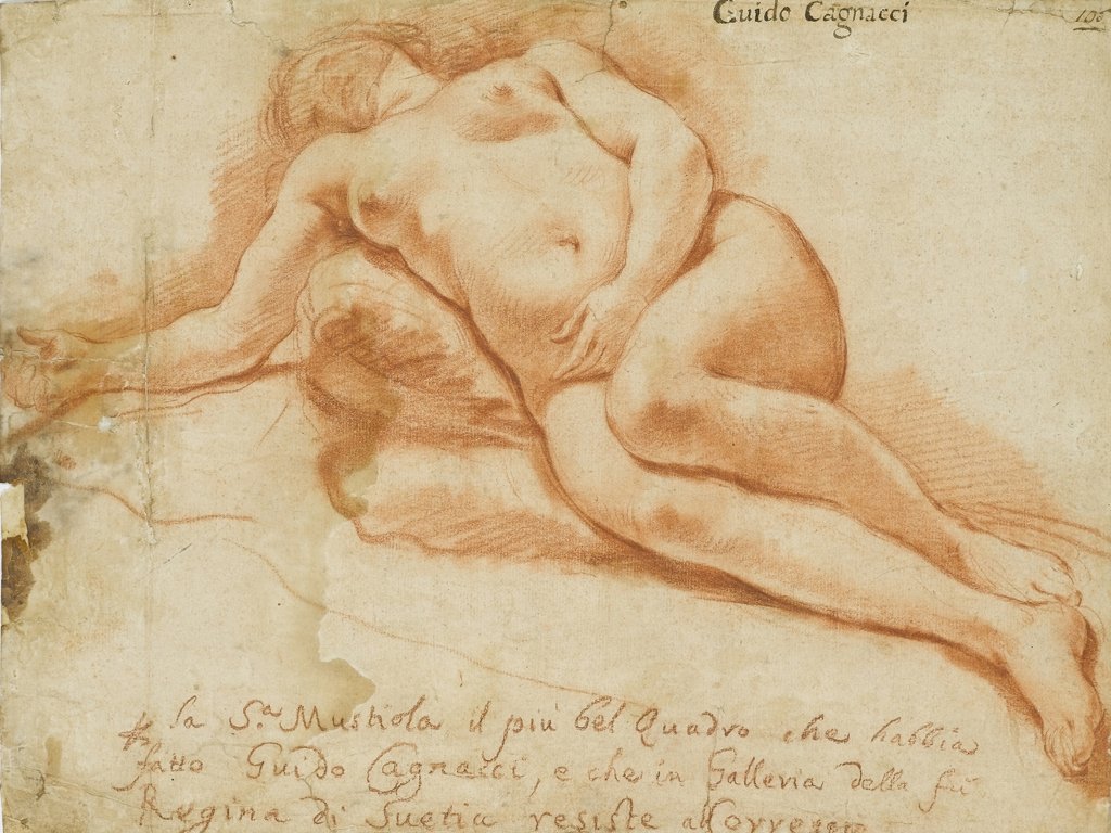 Female nude av Guido Cagnacci