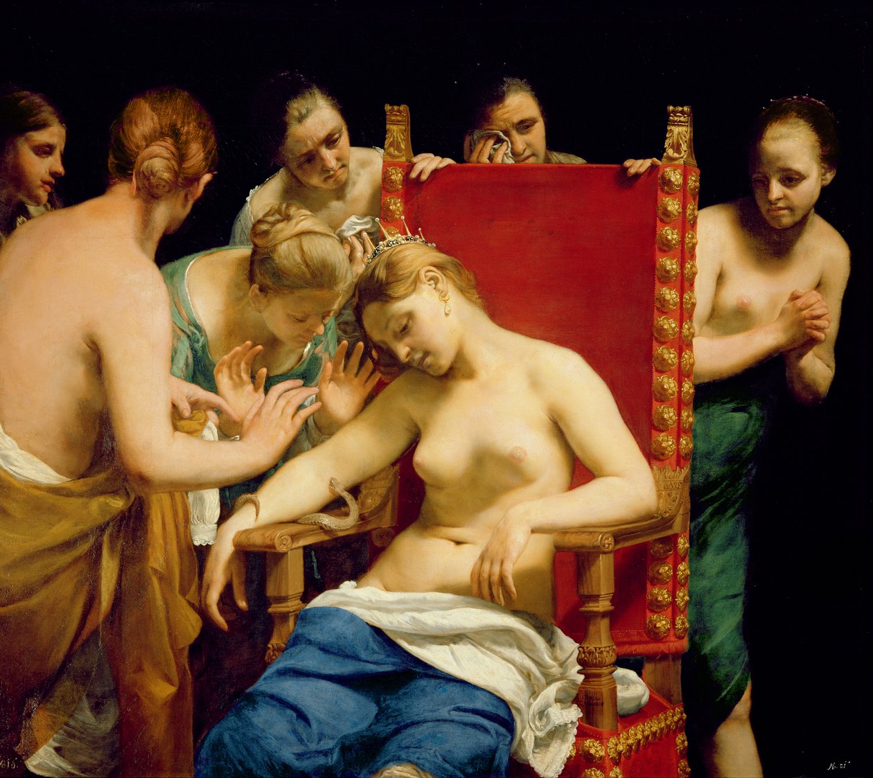 Kleopatras död av Guido Cagnacci