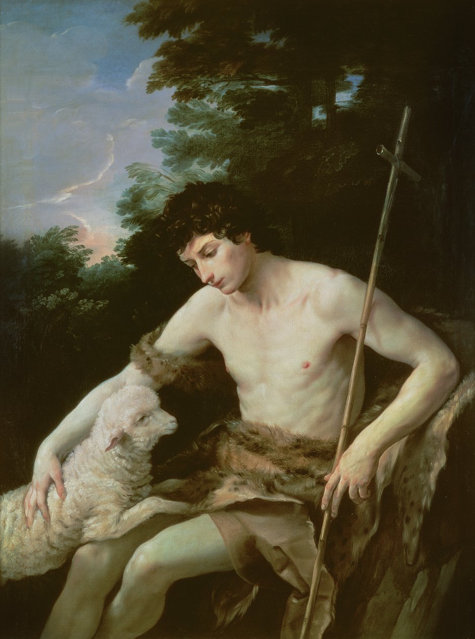 Johannes Döparen i vildmarken, ca 1625 av Guido Reni