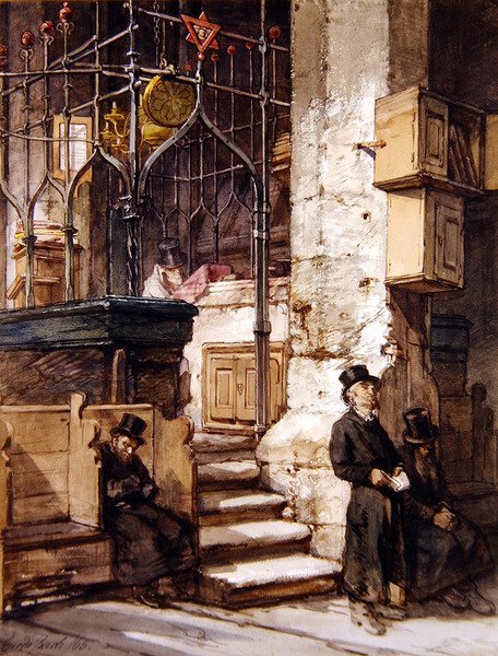 Synagogan i Prag av Guido Bach