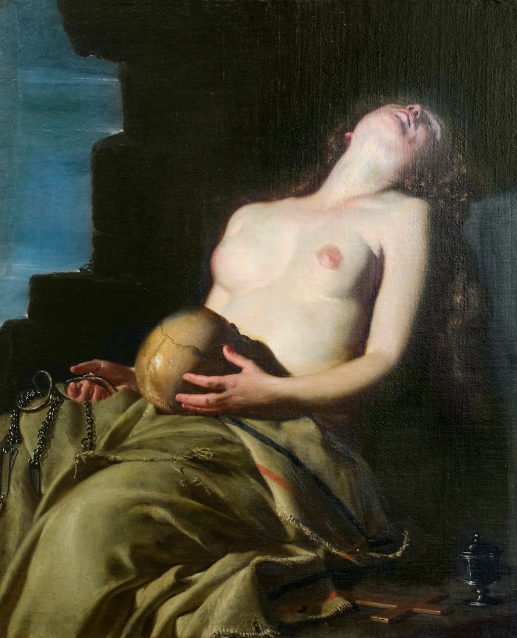 Sankta Maria Magdalena ångerfull av Guido Cagnacci