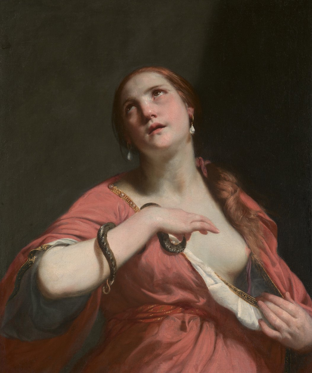 Cleopatras död, ca. 1645-55. av Guido Cagnacci