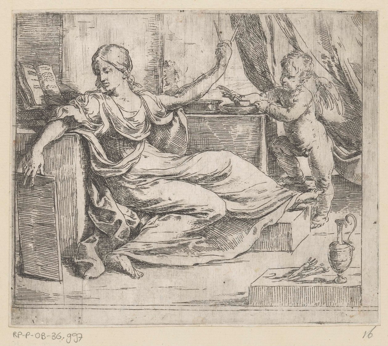 Allegori om lärande av Guido Reni
