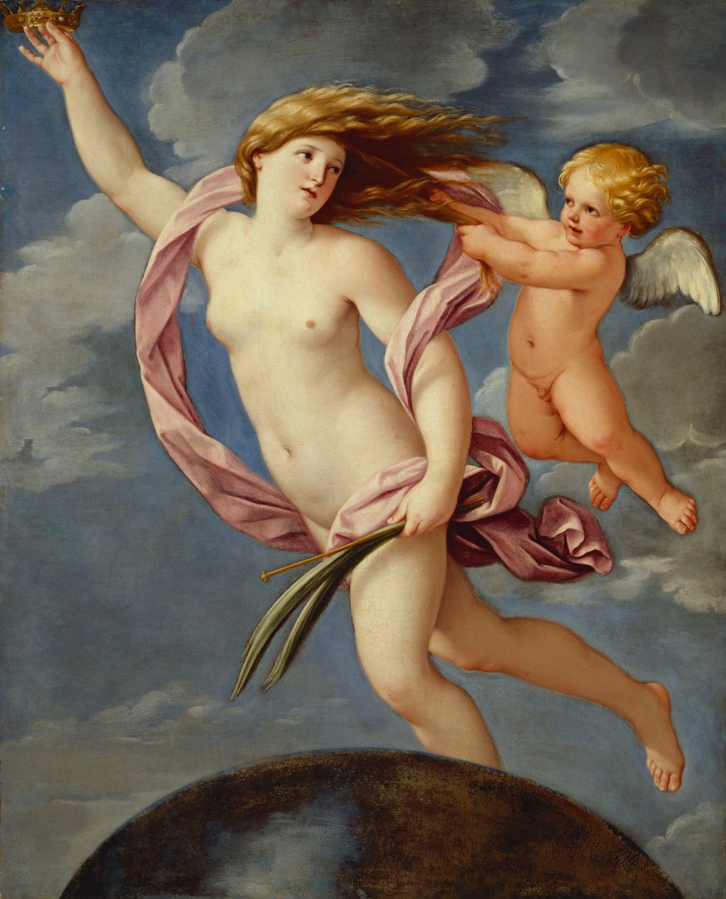 Förmögenhet med en krona av Guido Reni