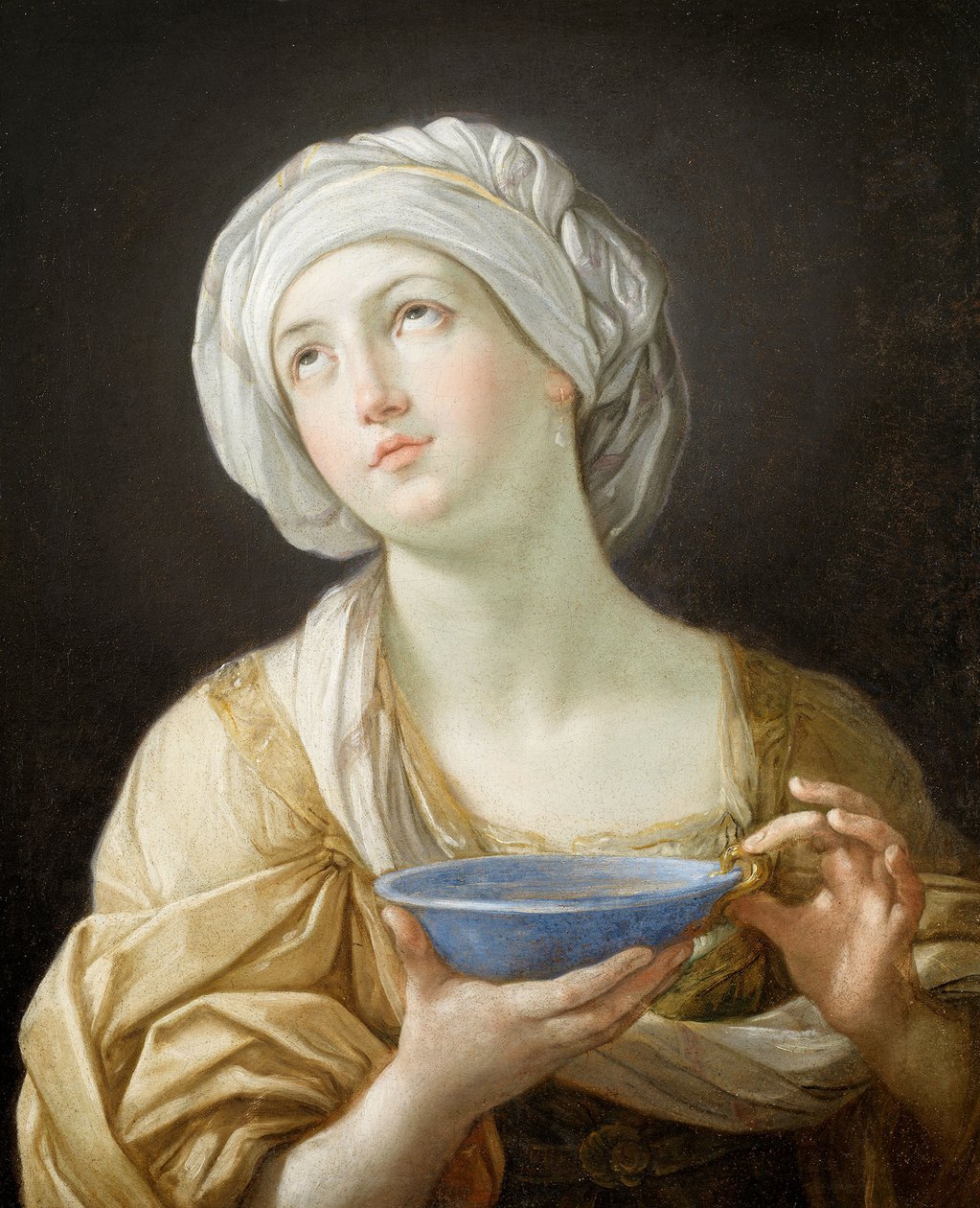 Porträtt av en kvinna, 1638-39 av Guido Reni