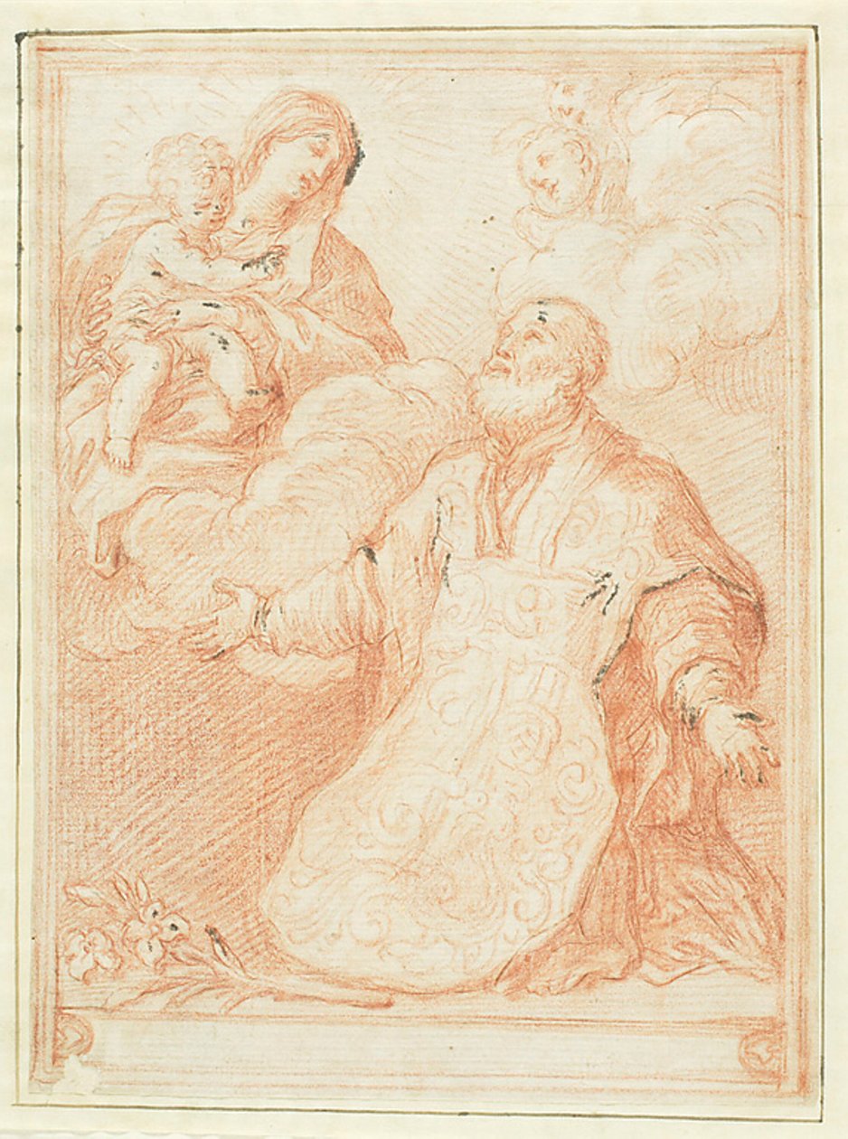 Vision av Saint Philip Neri av Guido Reni