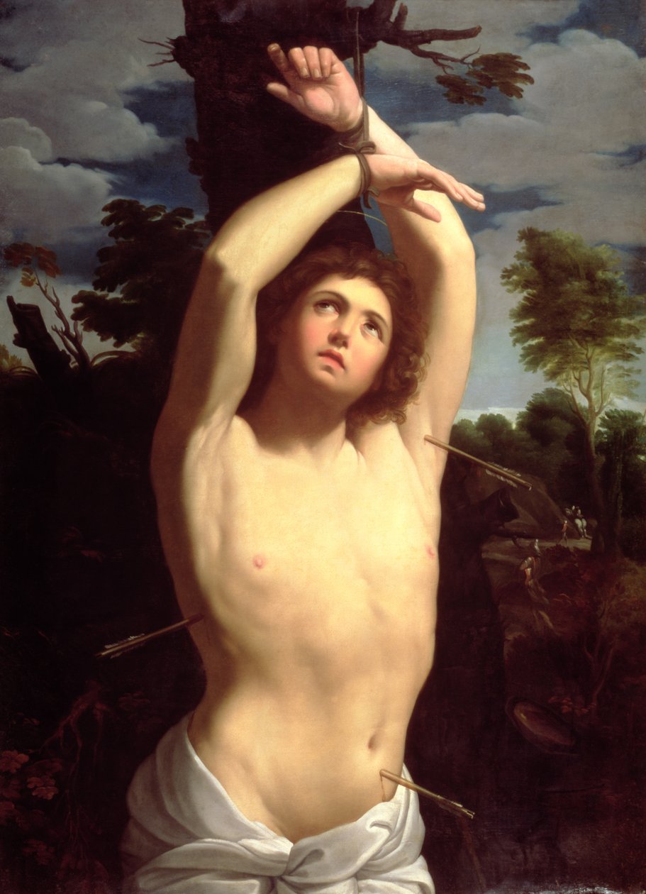 St Sebastian av Guido after Reni