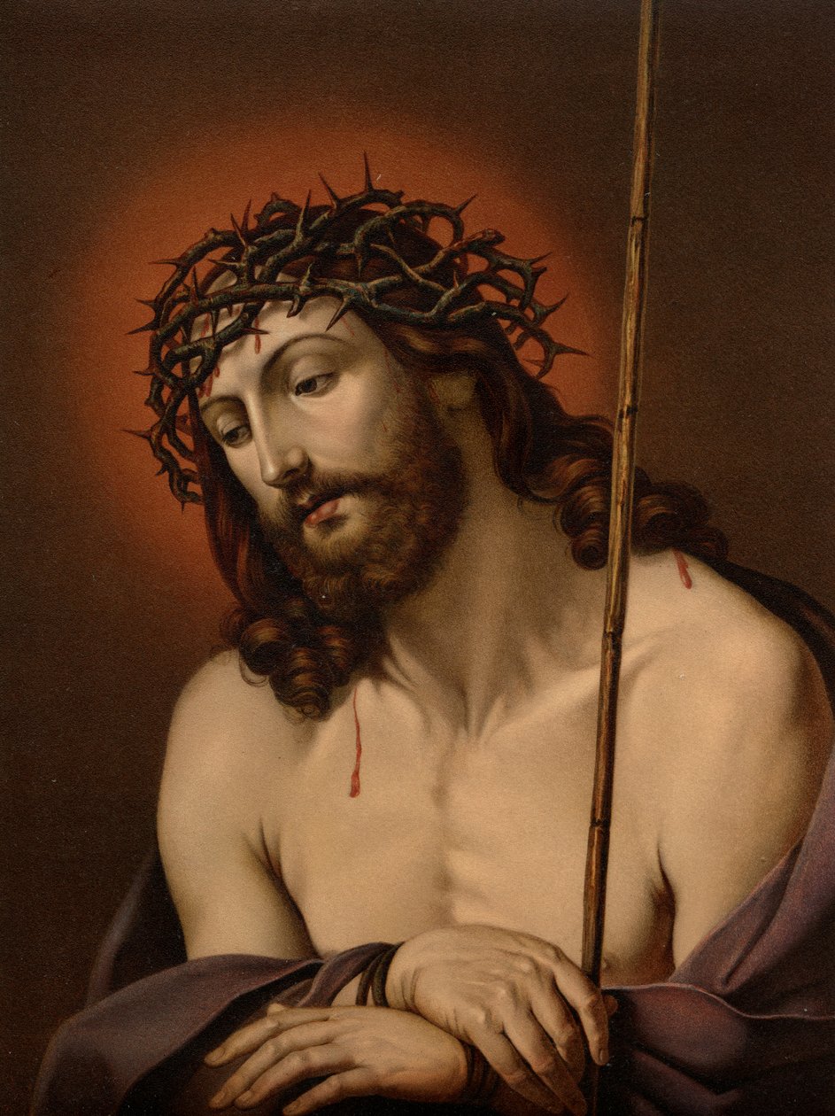 Den lidande Återlösaren av Guido after Reni