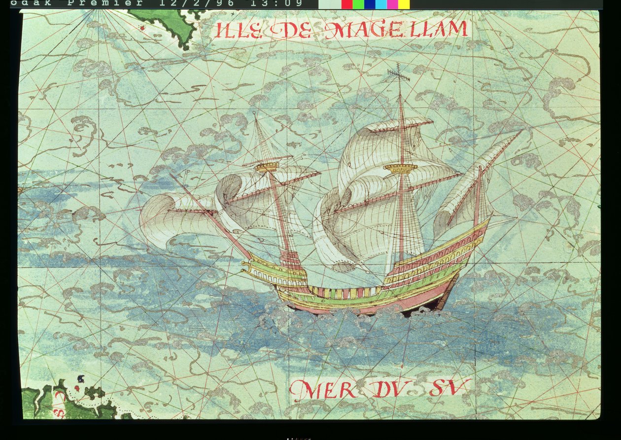 F.41v A Caravel, detalj från 