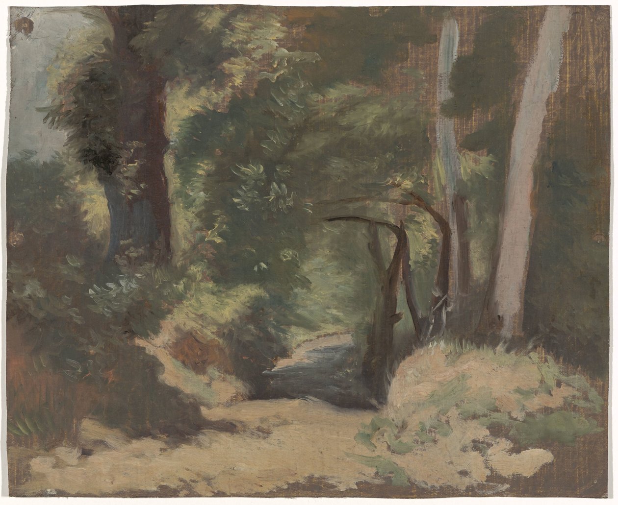 Skogsväg av Guillaume Anne van der Brugghen