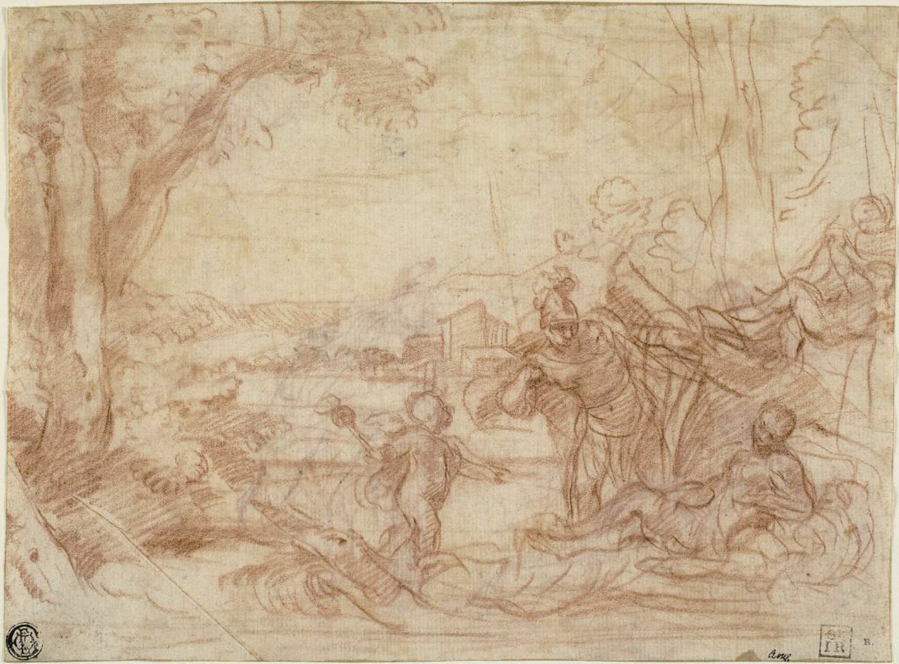 Mars och Venus (recto and verso) av Guillaume Courtois