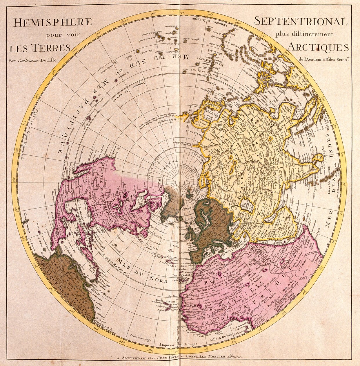 Arktiska jordar av Guillaume Delisle