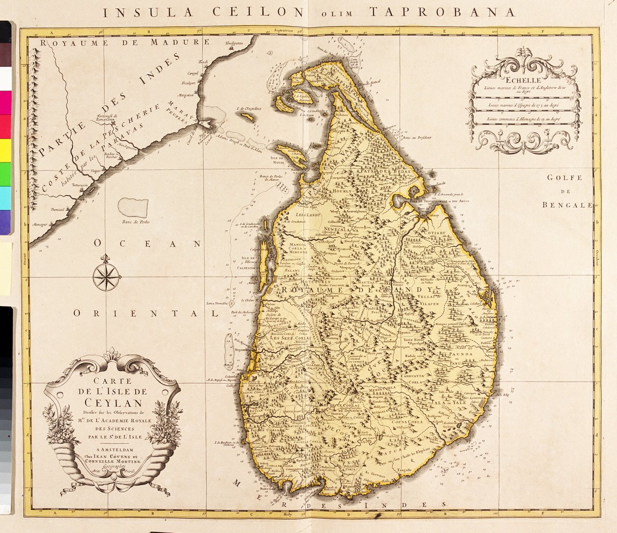 Sri Lanka av Guillaume Delisle