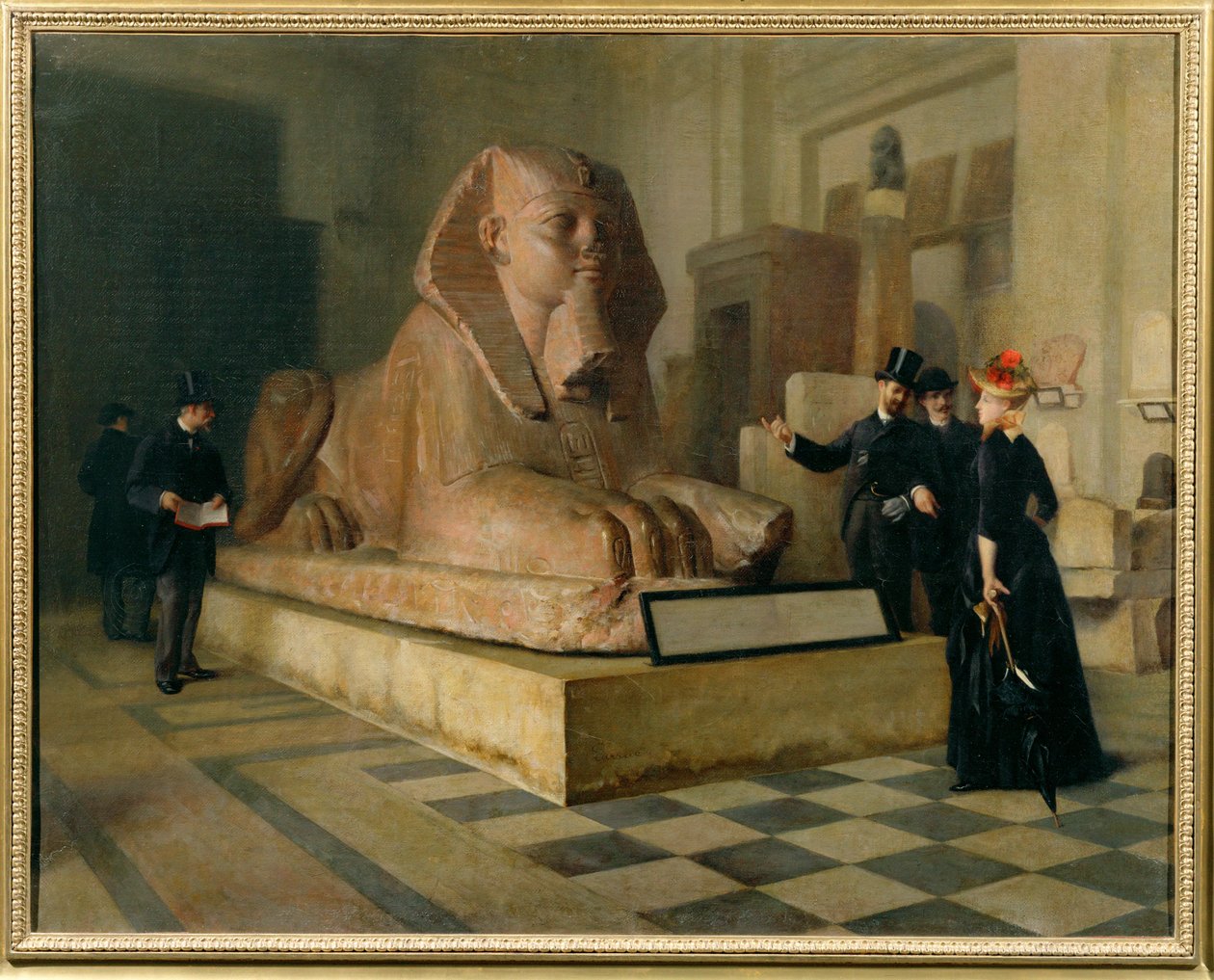 Egyptiskt rum på Louvren ... av Guillaume Larrue