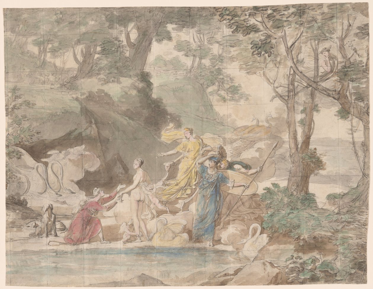 The Judgment of Paris [recto] av Guillaume Lethiere