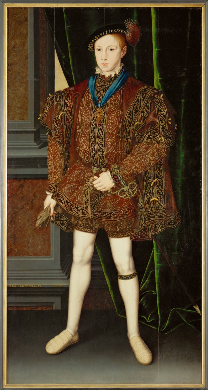 Edward VI, kung av England... av Guillaume Scrots