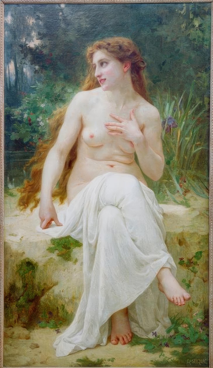 Nymf av Guillaume Seignac