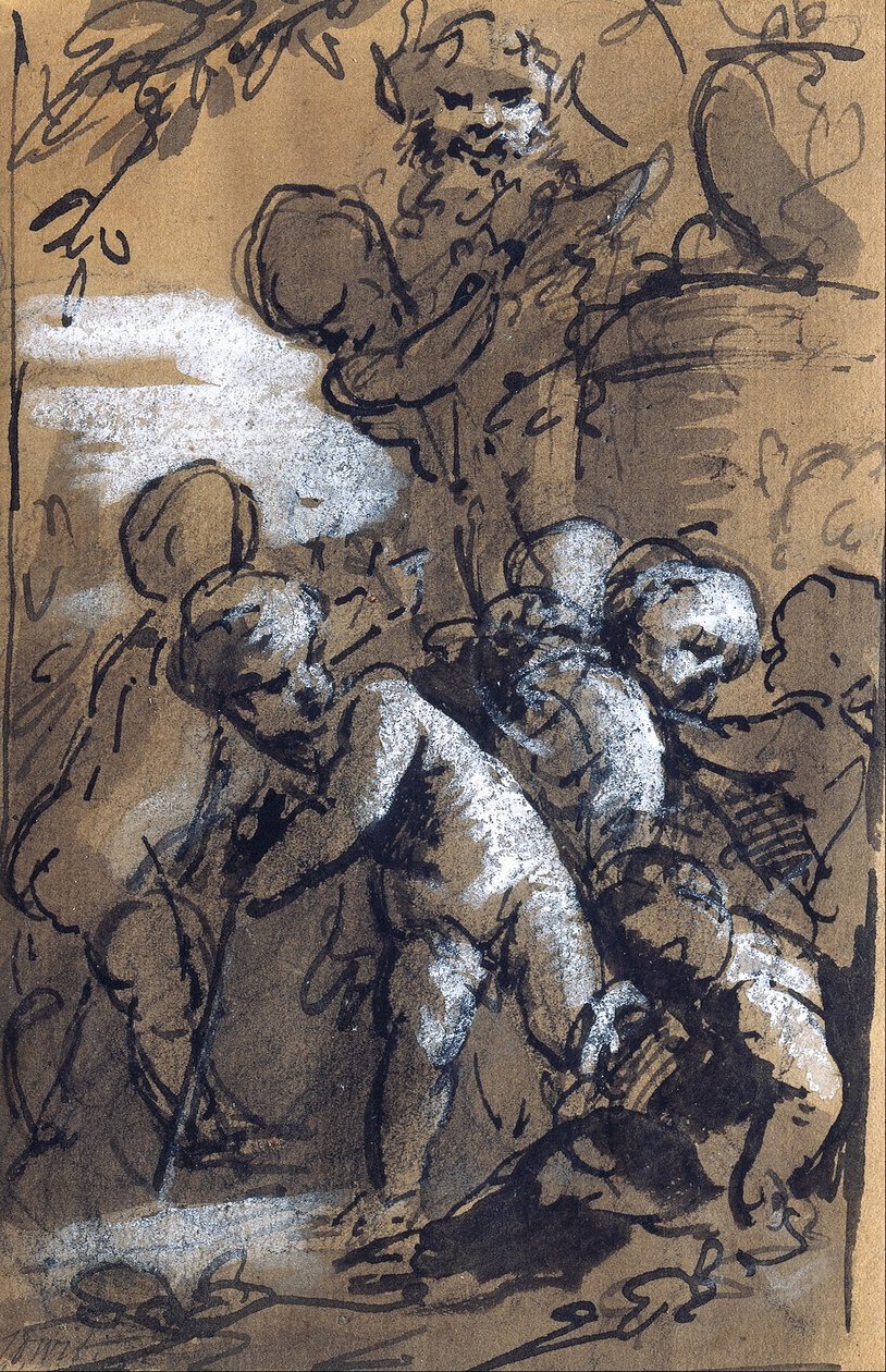 Design för ett monument för Maximilian II. Emanuel av Guillielmus de Grof