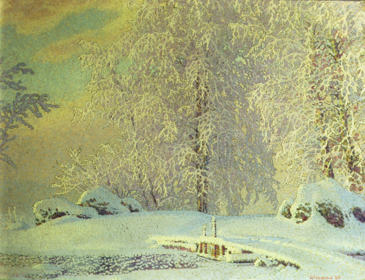 Glasera av Gustaf Edolf Fjaestad