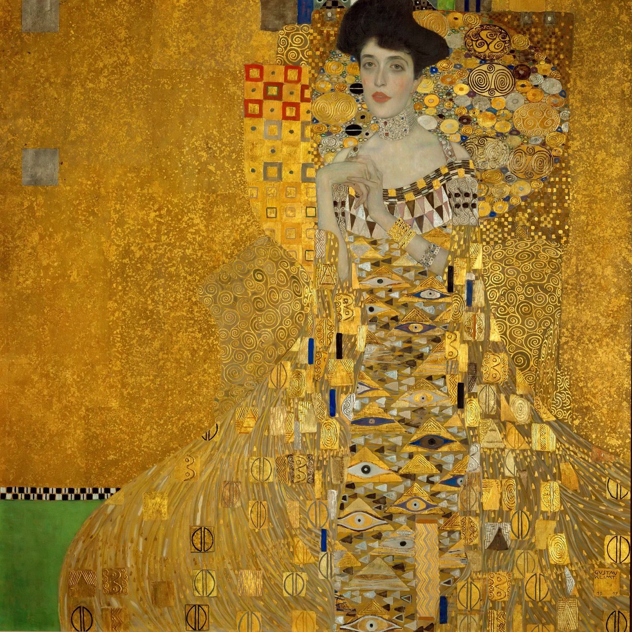 Adele Bloch-Bauer porträtt av Gustav Klimt