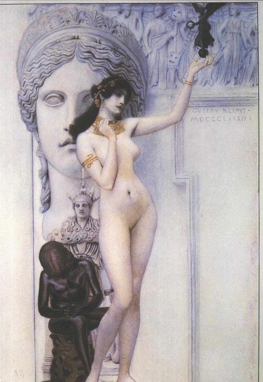 Allegorie der Skulptur av Gustav Klimt