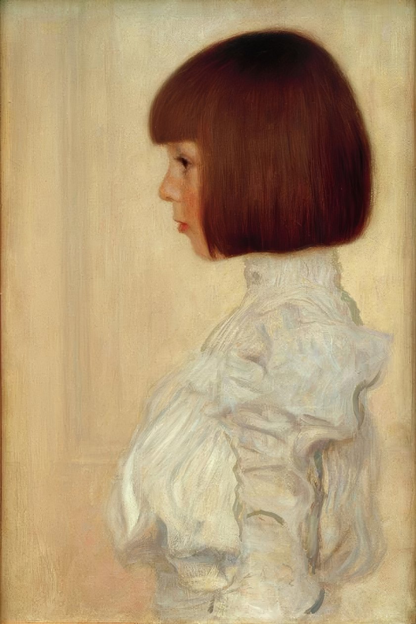 Porträtt av Helene Klimt av Gustav Klimt