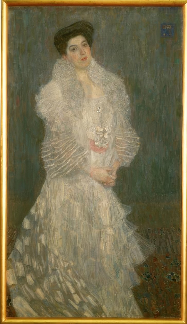 Porträtt av Hermione Gallia av Gustav Klimt
