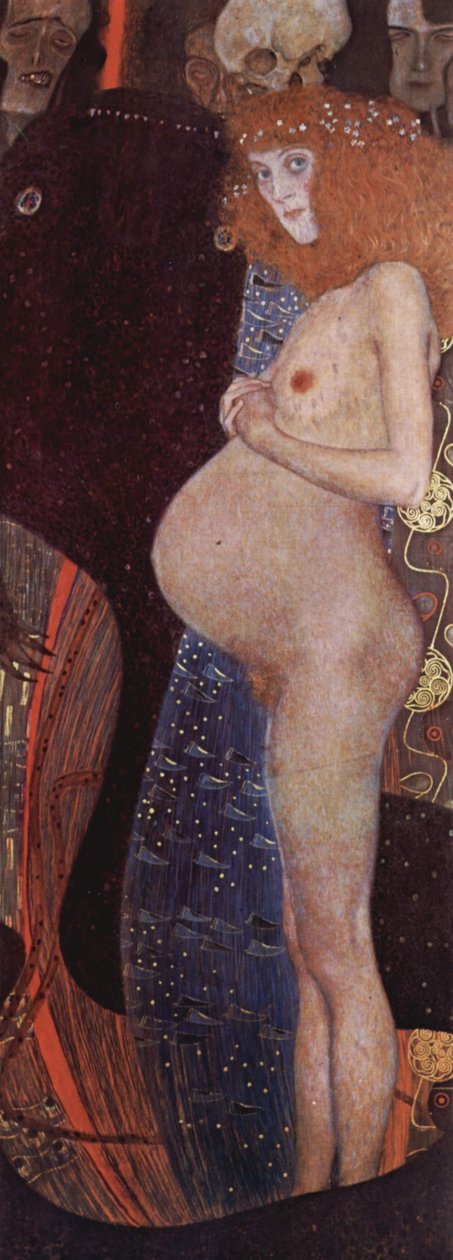 Die Hoffnung av Gustav Klimt