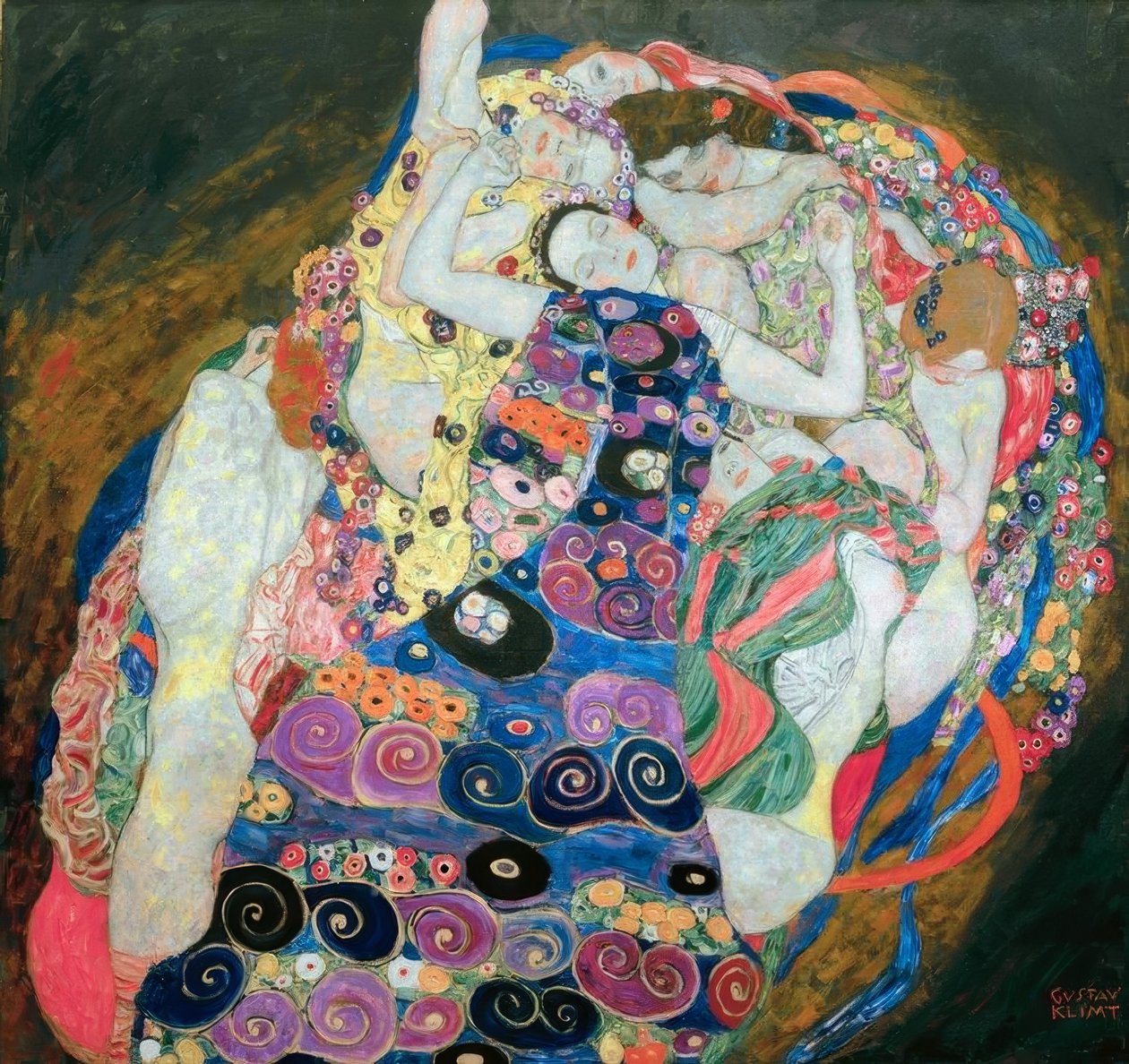 Tjejerna av Gustav Klimt