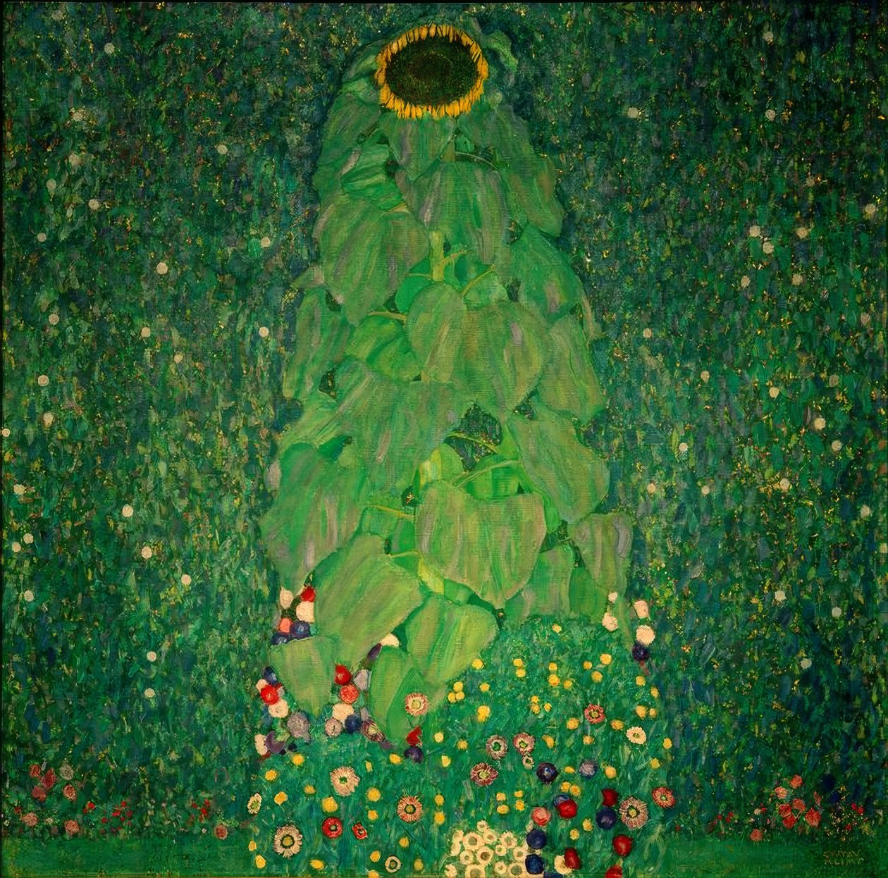 Solrosen av Gustav Klimt