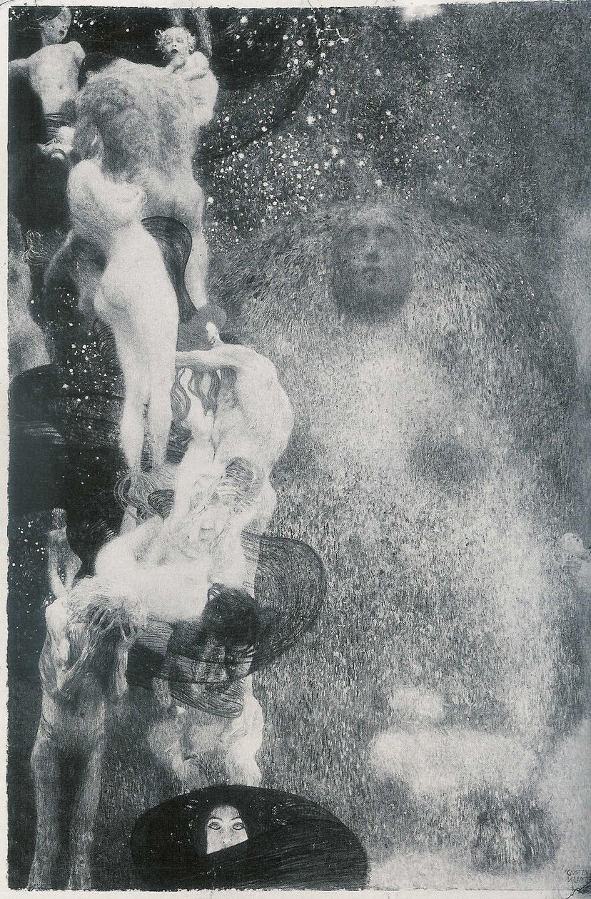 Fakultätsbild Philosophie av Gustav Klimt