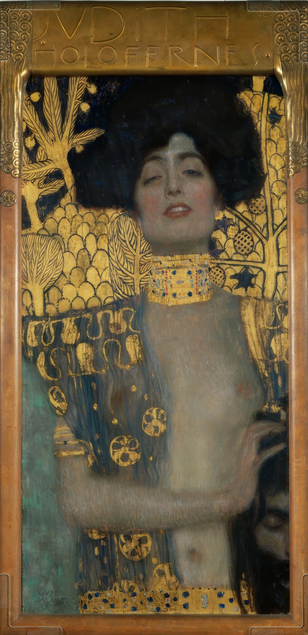 Judith med huvudet av Holofernes av Gustav Klimt