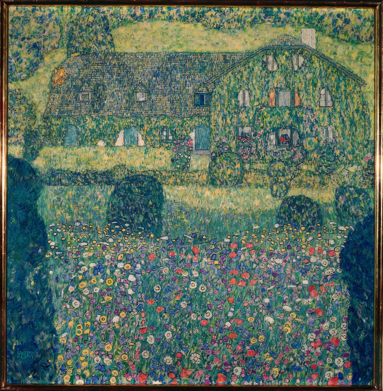 Hus på landet vid Attersee av Gustav Klimt