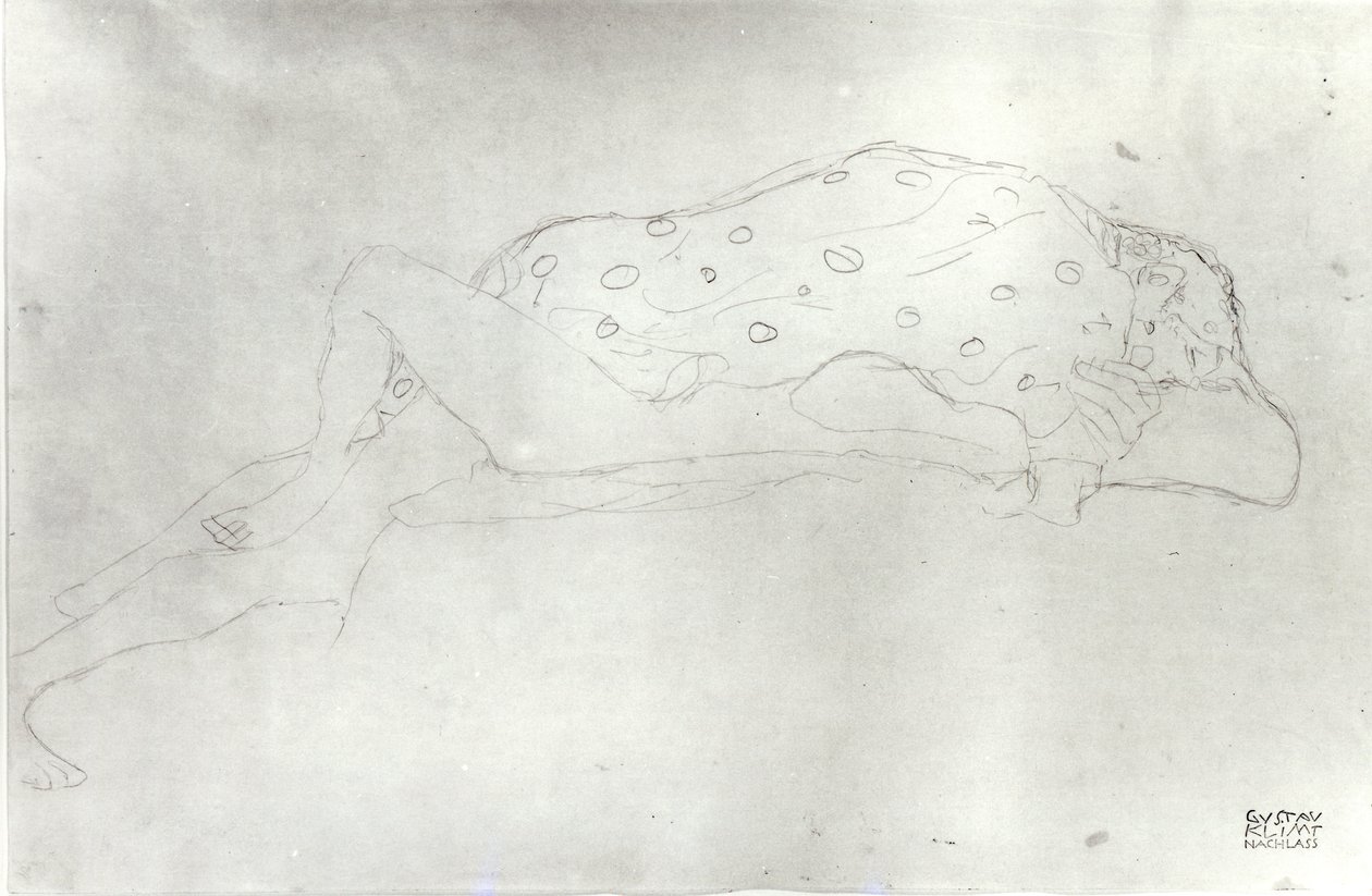 Älskare, ca 1913 av Gustav Klimt