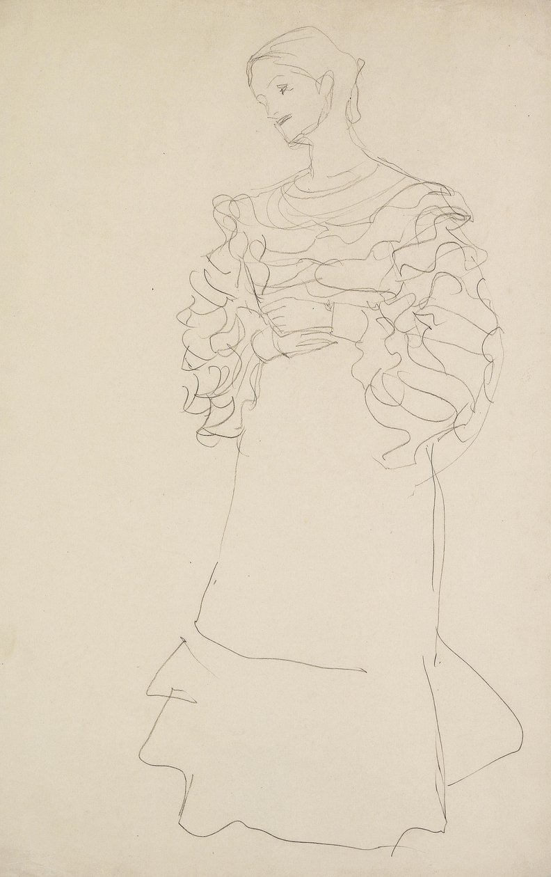 Magda Mautner-Markhof Studie av Gustav Klimt