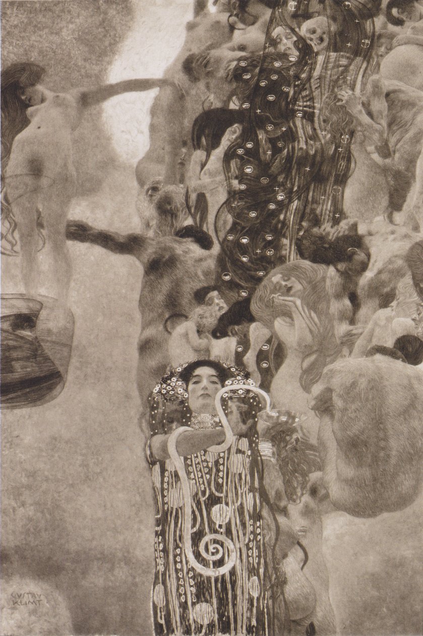 Medicin 1901-1907 av Gustav Klimt