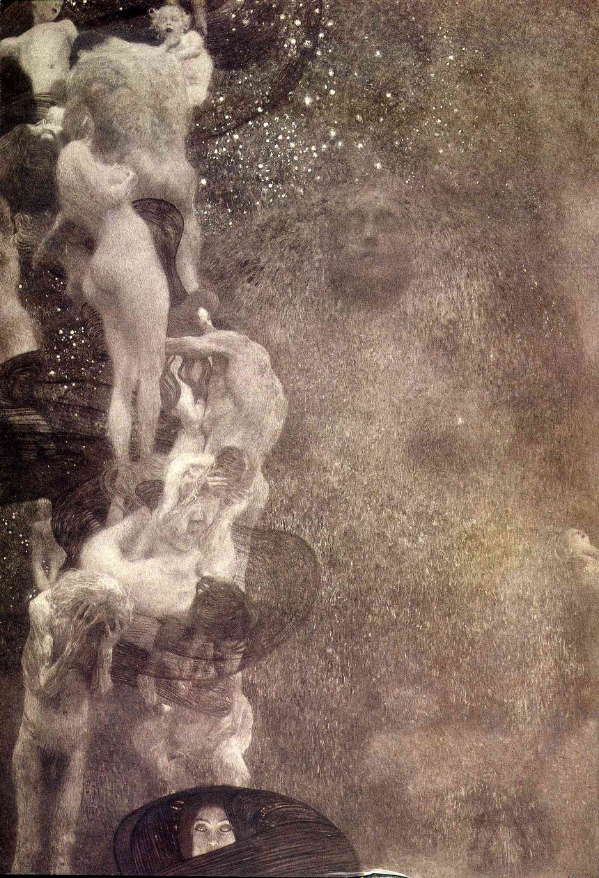 Philosophy final state av Gustav Klimt